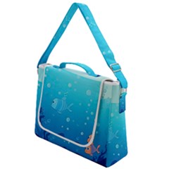 Ai Generated Ocean Sea Fish Aquatic Water Nature Box Up Messenger Bag by Pakemis