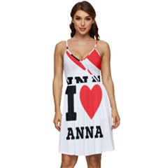 I Love Anna V-neck Pocket Summer Dress  by ilovewhateva