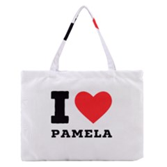 I Love Pamela Zipper Medium Tote Bag by ilovewhateva