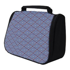 Blue Diamonds Full Print Travel Pouch (small) by Sparkle