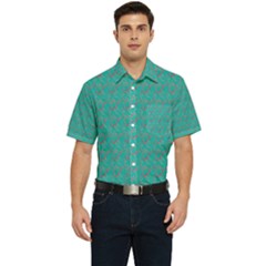 Flowers Men s Short Sleeve Pocket Shirt  by Sparkle