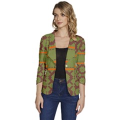 Pattern 29 Women s One-button 3/4 Sleeve Short Jacket