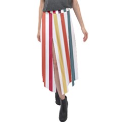 Pattern 45 Velour Split Maxi Skirt by GardenOfOphir