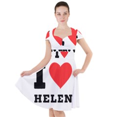 I Love Helen Cap Sleeve Midi Dress by ilovewhateva