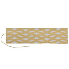 Lattice Ii Roll Up Canvas Pencil Holder (l) by GardenOfOphir