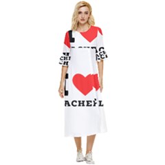 I Love Rachel Double Cuff Midi Dress by ilovewhateva