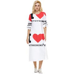 I Love Katherine Double Cuff Midi Dress by ilovewhateva