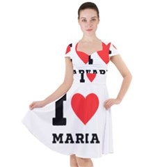 I Love Maria Cap Sleeve Midi Dress by ilovewhateva