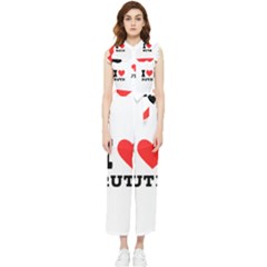 I Love Ruth Women s Frill Top Chiffon Jumpsuit by ilovewhateva