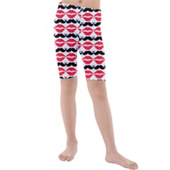 Pattern 169 Kids  Mid Length Swim Shorts by GardenOfOphir