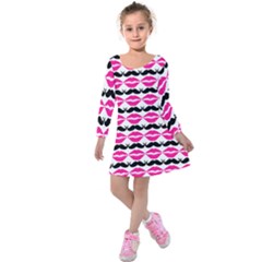 Pattern 170 Kids  Long Sleeve Velvet Dress by GardenOfOphir