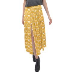 Pattern 200 Velour Split Maxi Skirt by GardenOfOphir