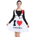 I love virginia Plunge Pinafore Dress View1
