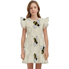 Insects Bees Digital Paper Kids  Winged Sleeve Dress by Semog4