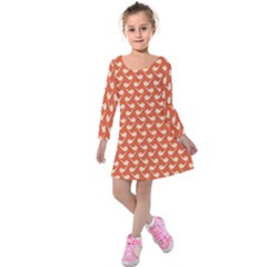 Pattern 268 Kids  Long Sleeve Velvet Dress by GardenOfOphir