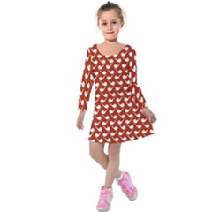 Pattern 275 Kids  Long Sleeve Velvet Dress by GardenOfOphir