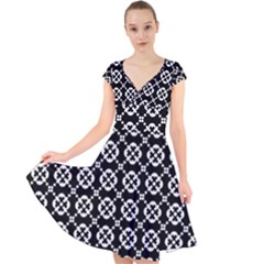 Pattern 288 Cap Sleeve Front Wrap Midi Dress by GardenOfOphir