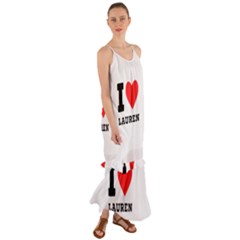 I Love Lauren Cami Maxi Ruffle Chiffon Dress by ilovewhateva