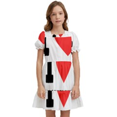 I Love Jacqueline Kids  Puff Sleeved Dress by ilovewhateva