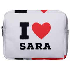 I Love Sara Make Up Pouch (large) by ilovewhateva