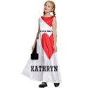 I love kathryn Kids  Satin Sleeveless Maxi Dress View2
