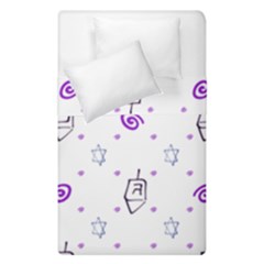 Background Hexagram Spiral Duvet Cover Double Side (single Size) by Semog4