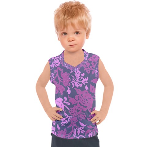 Background Pattern Flower Texture Kids  Sport Tank Top by Semog4