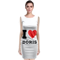 I Love Doris Sleeveless Velvet Midi Dress by ilovewhateva