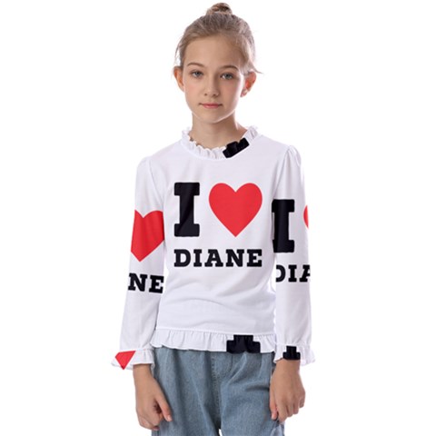 I Love Diane Kids  Frill Detail Tee by ilovewhateva