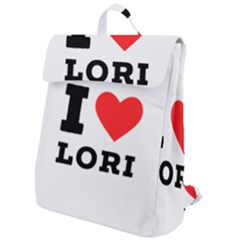 I Love Lori Flap Top Backpack by ilovewhateva