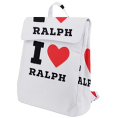 I Love Ralph Flap Top Backpack by ilovewhateva