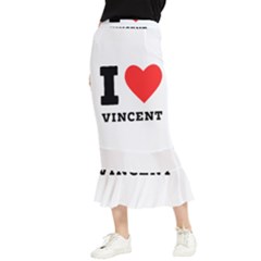 I Love Vincent  Maxi Fishtail Chiffon Skirt by ilovewhateva