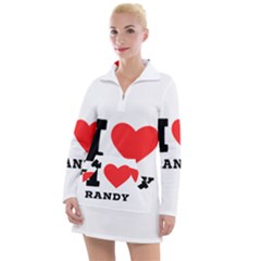 I Love Randy Women s Long Sleeve Casual Dress by ilovewhateva