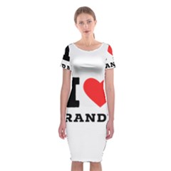 I Love Randy Classic Short Sleeve Midi Dress by ilovewhateva