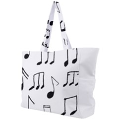 Music Is The Answer Phrase Concept Graphic Simple Shoulder Bag by dflcprintsclothing