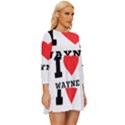 I love wayne Long Sleeve Babydoll Dress View3