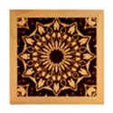 Abstract Kaleidoscope Digital Wood Photo Frame Cube View2