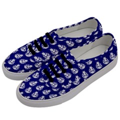 Ladybug Vector Geometric Tile Pattern Men s Classic Low Top Sneakers by GardenOfOphir