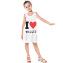 I love willie Kids  Sleeveless Dress View1