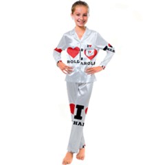 I Love Harold Kid s Satin Long Sleeve Pajamas Set by ilovewhateva