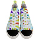 Background-29 Men s Mid-Top Canvas Sneakers View1