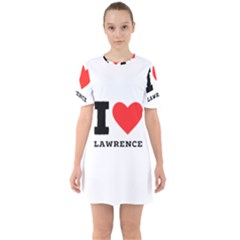 I Love Lawrence Sixties Short Sleeve Mini Dress by ilovewhateva