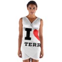 I love terry  Wrap Front Bodycon Dress View1