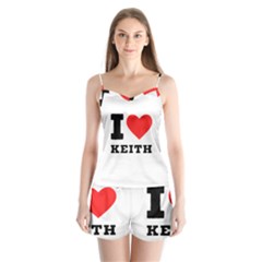 I Love Keith Satin Pajamas Set by ilovewhateva