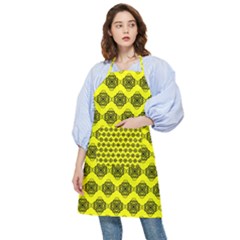 Abstract Knot Geometric Tile Pattern Pocket Apron by GardenOfOphir