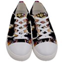 Skeleton Skull Cottagecore Women s Low Top Canvas Sneakers View1