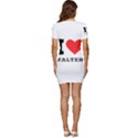 I love walter Low Cut Cap Sleeve Mini Dress View4