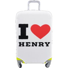 I Love Henry Luggage Cover (large) by ilovewhateva