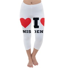 I Love Dennis Capri Winter Leggings  by ilovewhateva