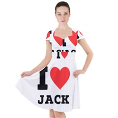 I Love Jack Cap Sleeve Midi Dress by ilovewhateva